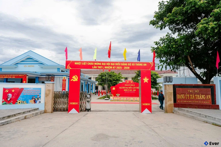 Trụ sở hành chính xã Thăng An, thành phố Đà Nẵng sau sáp nhập
