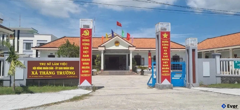 Trụ sở hành chính xã Thăng Trường sau sáp nhập