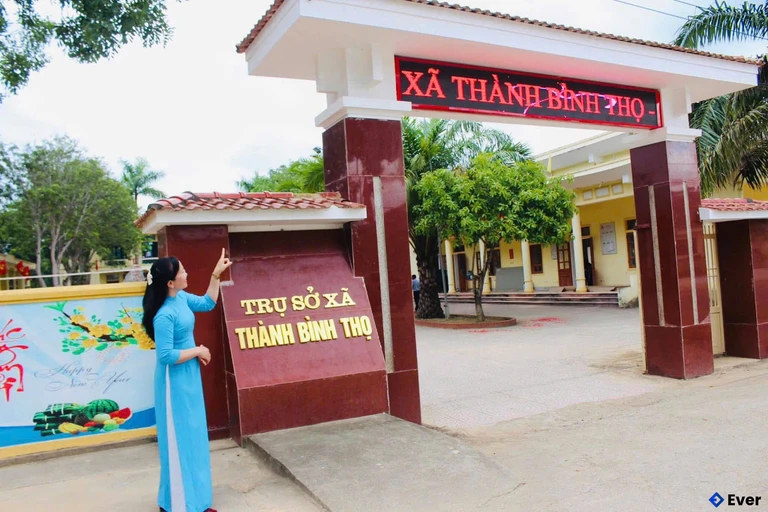 Trụ sở hành chính xã Thành Bình Thọ sau sáp nhập