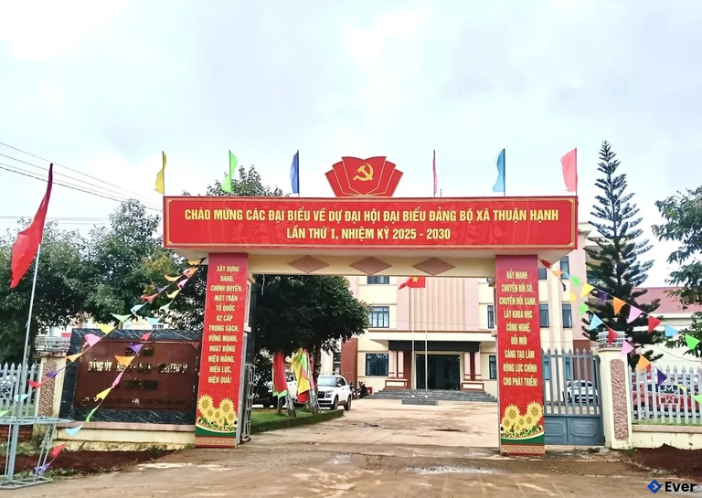 Trụ sở hành chính xã Thuận Hạnh sau sáp nhập