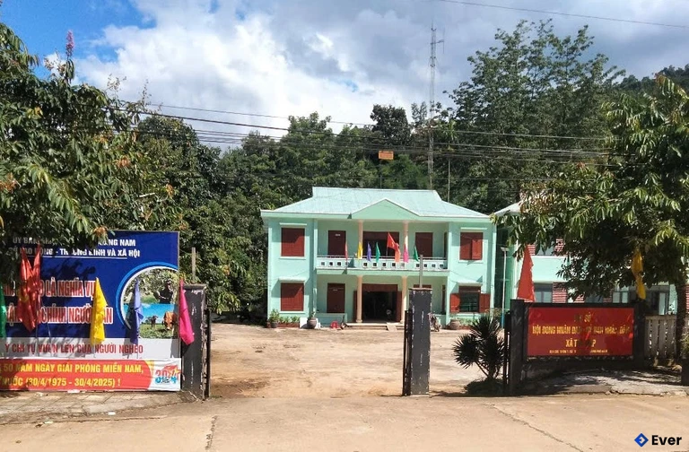 Trụ sở hành chính xã Trà Giáp sau sáp nhập