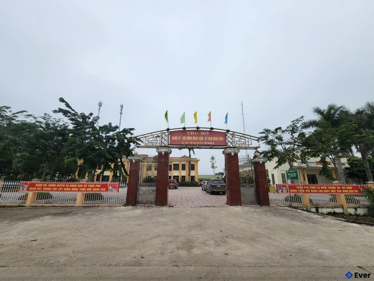 Trụ sở hành chính xã Trần Phú sau sáp nhập