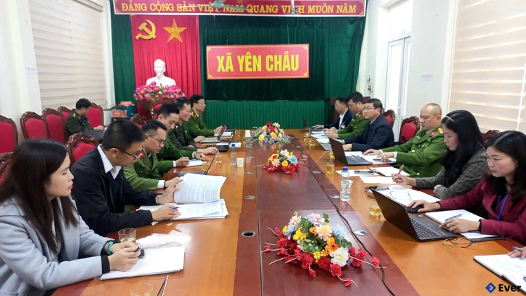 Trụ sở hành chính xã Yên Châu sau sáp nhập