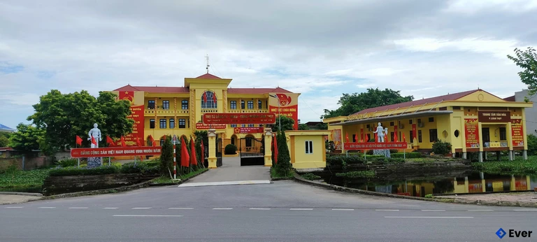 Trụ sở phường Cảnh Thụy sau sáp nhập