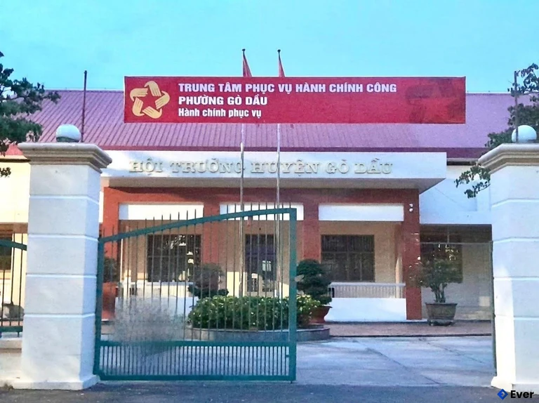 Trụ sở phường Gò Dầu sau sáp nhập