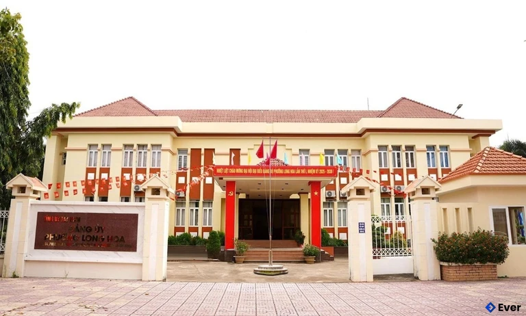 Trụ sở phường Long Hoa sau sáp nhập