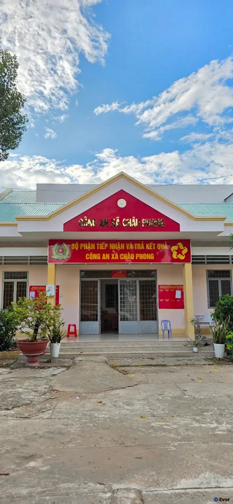 Trụ sở xã Châu Phong sau sáp nhập