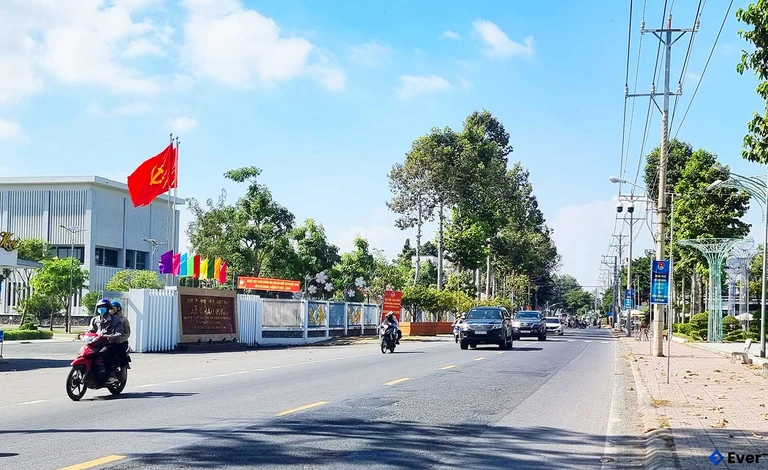 Trụ sở xã Châu Phú sau sáp nhập