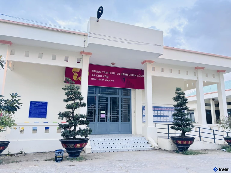 Trụ sở xã Chợ Vàm sau sáp nhập