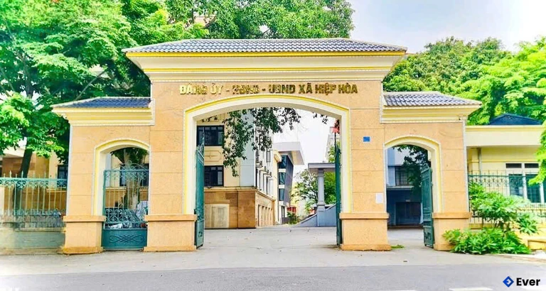 Trụ sở xã Hiệp Hòa sau sáp nhập