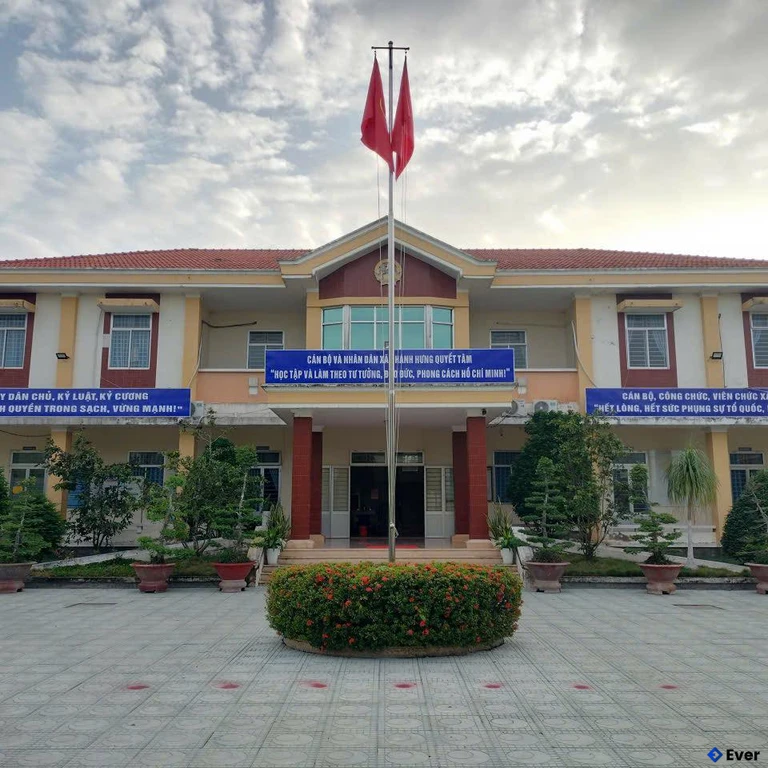 Trụ sở xã Khánh Hưng sau sáp nhập