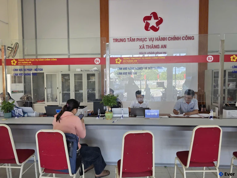 Trung tâm dịch vụ hành chính công xã Thăng An