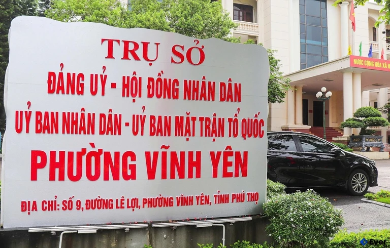 Trung tâm hành chính phường Vĩnh Yên, Phú Thọ