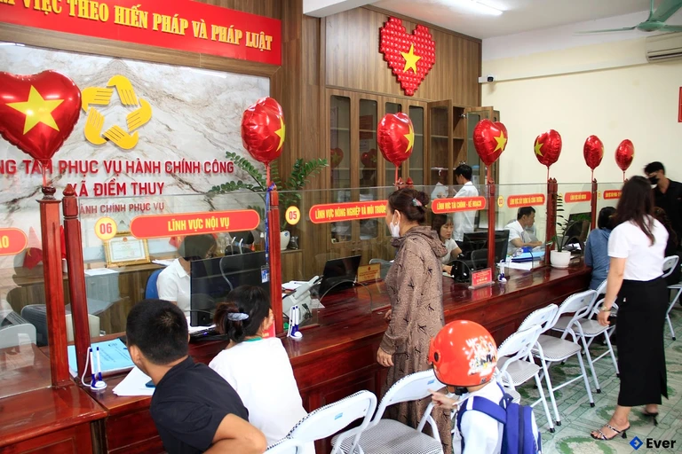 Trung tâm hành chính xã Điềm Thụy, Thái Nguyên