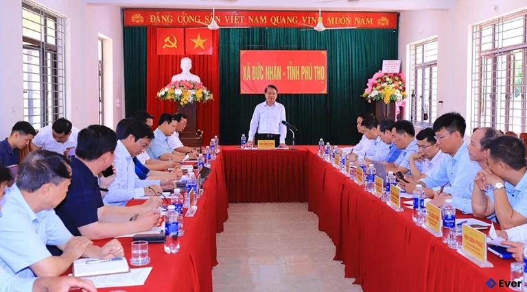 Trung tâm hành chính xã Đức Nhàn, Phú Thọ