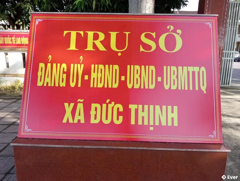 Trung tâm hành chính xã Đức Thịnh, Hà Tĩnh