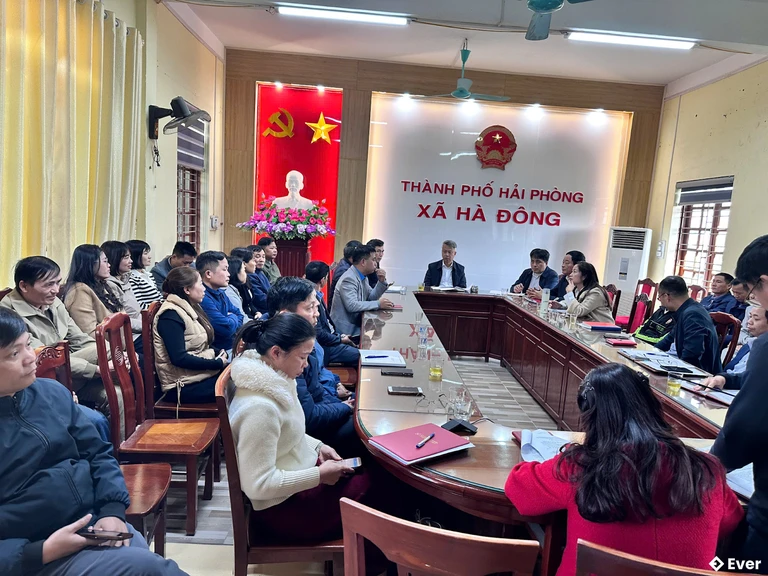 Trung tâm hành chính xã Hà Đông, Hải Phòng sau sáp nhập