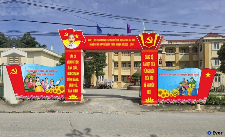 Trung tâm hành chính xã Hợp Tiến, Thanh Hóa