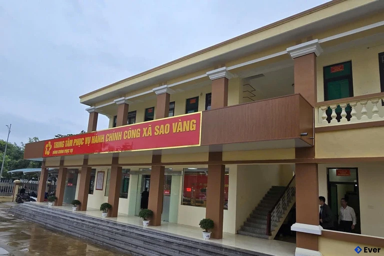 Trung tâm hành chính xã Sao Vàng, Thanh Hóa