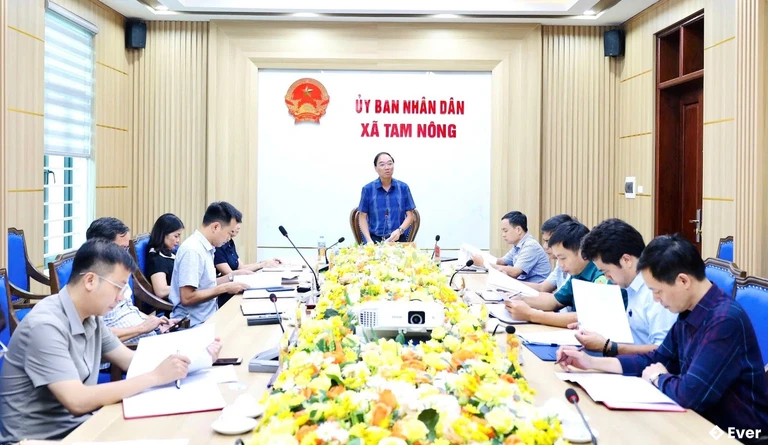 Trung tâm hành chính xã Tam Nông, Phú Thọ