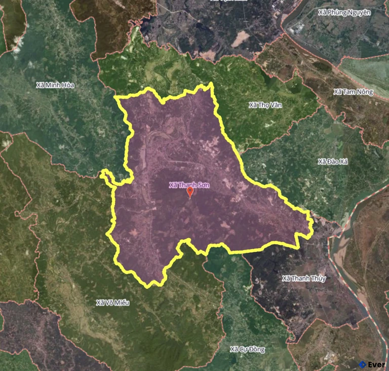 Trung tâm hành chính xã Thanh Sơn, Phú Thọ