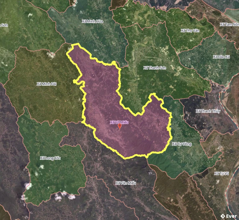 Trung tâm hành chính xã Võ Miếu, Phú Thọ