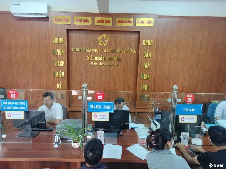 Trung tâm hành chính xã Xuân Dương