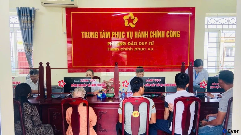 Trung tâm phục vụ hành chính công phường Đào Duy Từ, Thanh Hóa