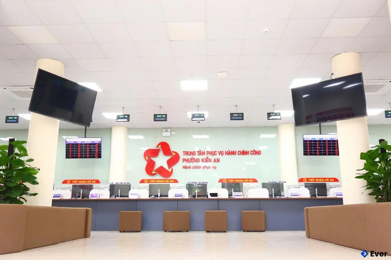 Trung tâm phục vụ hành chính công phường Kiến An