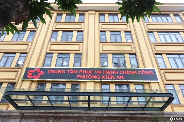 Trung tâm phục vụ hành chính công phường Kiến An