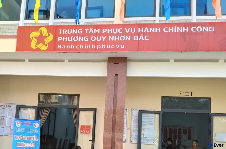 Trung tâm phục vụ hành chính công phường Quy Nhơn Bắc, tỉnh Gia Lai