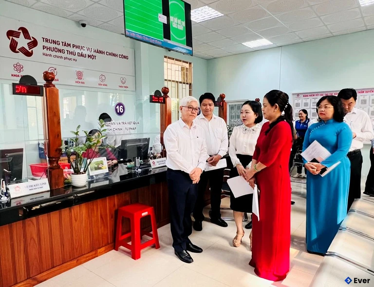 Trung tâm phục vụ hành chính công phường Thủ Dầu Một