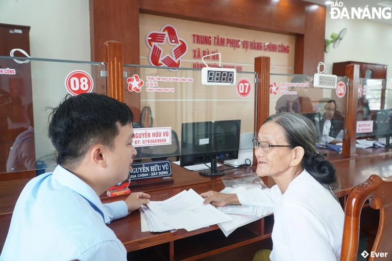 Trung tâm phục vụ hành chính công xã Bà Nà sau sáp nhập