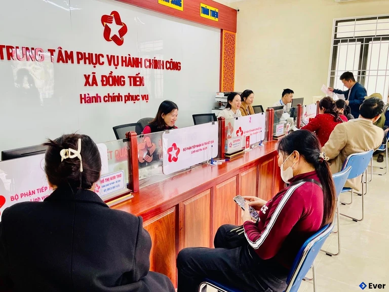 Trung tâm phục vụ hành chính công xã Đồng Tiến, Hà Tĩnh