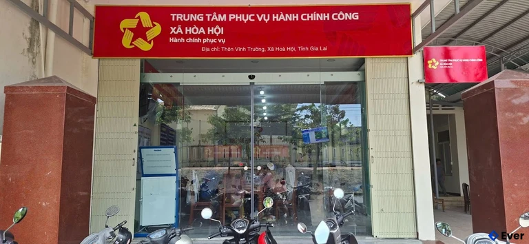 Trung tâm phục vụ hành chính công xã Hòa Hội, tỉnh Gia Lai
