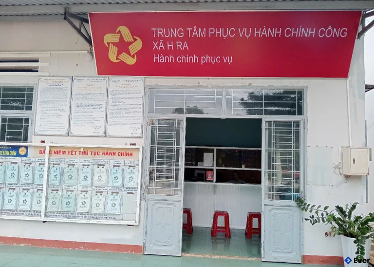 Trung tâm phục vụ hành chính công xã Hra, tỉnh Gia Lai