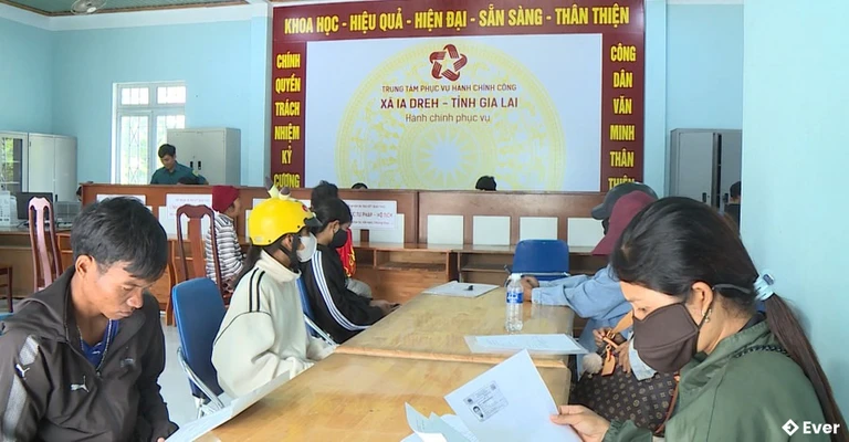 Trung tâm phục vụ hành chính công xã Ia Dreh, tỉnh Gia Lai