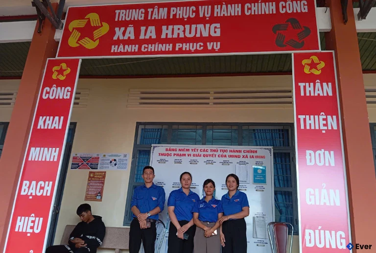 Trung tâm phục vụ hành chính công xã Ia Hrung, tỉnh Gia Lai