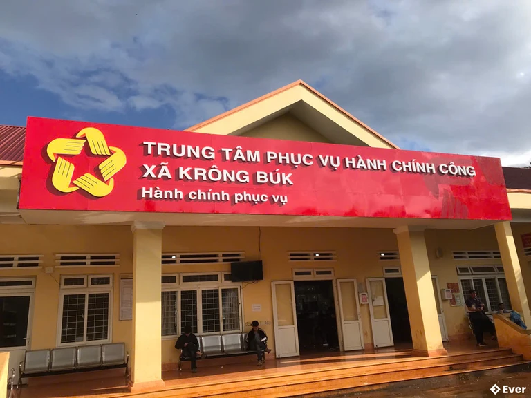 Trung tâm phục vụ hành chính công xã Krông Búk