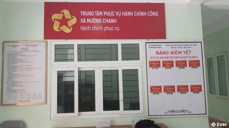 Trung tâm phục vụ hành chính công xã Mường Chanh, Thanh Hóa