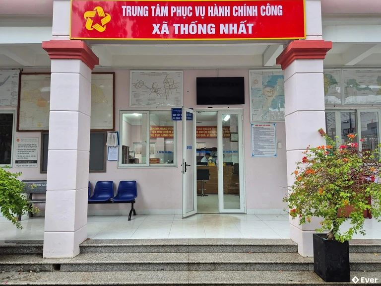 Trung tâm phục vụ hành chính công xã Thống Nhất sau sáp nhập