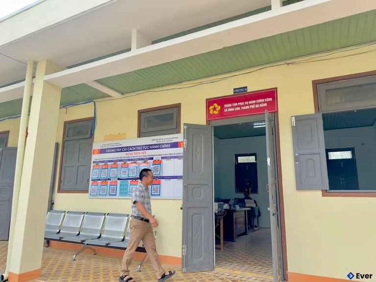 Trung tâm phục vụ hành chính xã Hùng Sơn sau sáp nhập