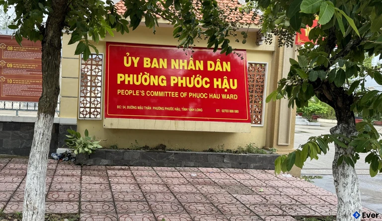 UBND phường Phước Hậu, tỉnh Vĩnh Long