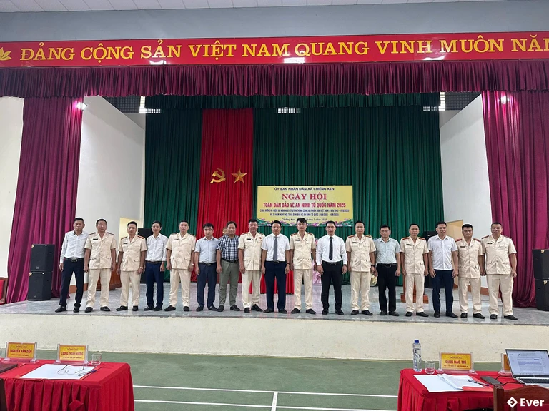 UBND xã Chiềng Ken tổ chức Ngày hội Toàn dân bảo vệ an ninh Tổ quốc năm 2025