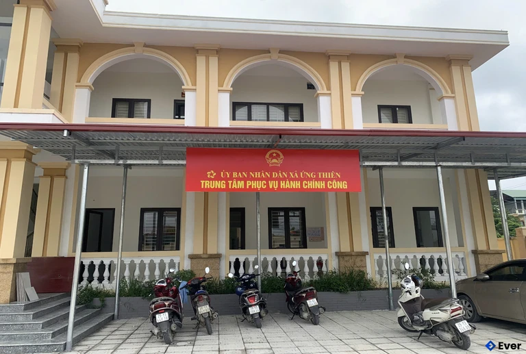 UBND xã Ứng Thiên sau sáp nhập