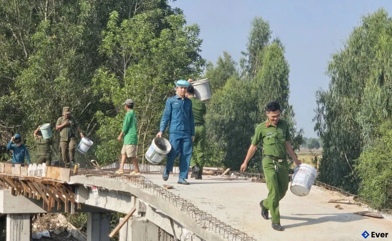 Xã An Giang chú trọng đầu tư hạ tầng giao thông tại địa phương