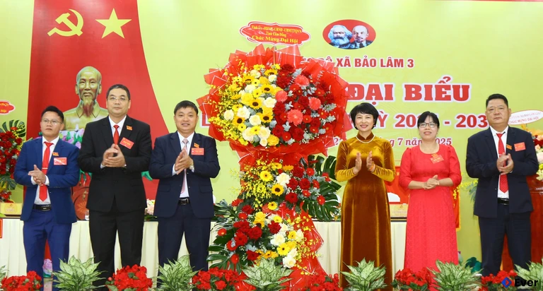 Xã Bảo Lâm tổ chức đại hội đại biểu lần thứ I, nhiệm kỳ 2025 - 2030