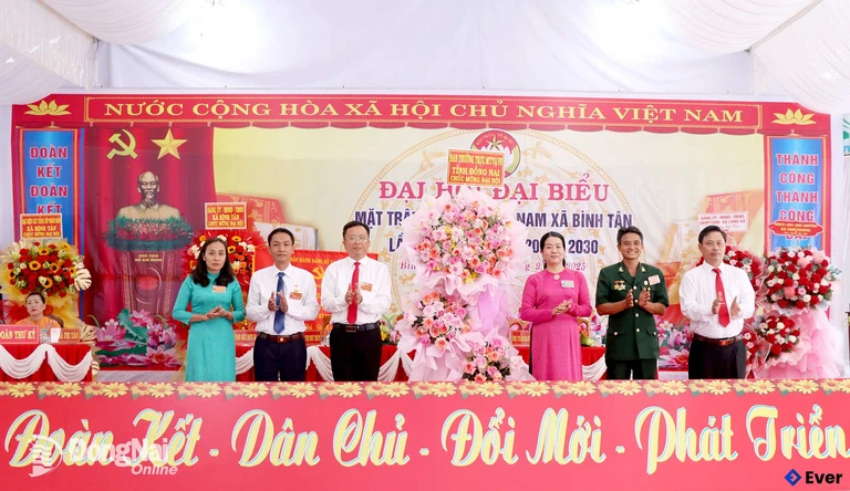 Xã Bình Tân tổ chức đại hội đại biểu lần thứ I, nhiệm kỳ 2025 - 2030