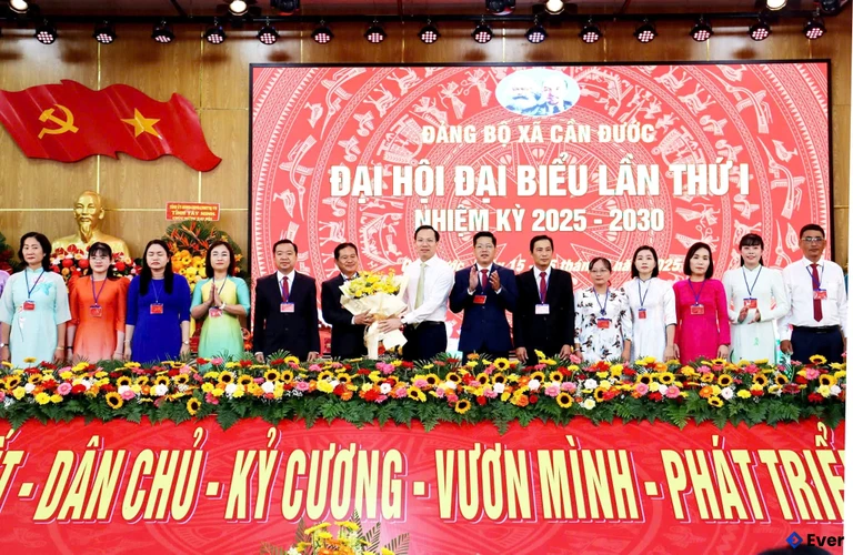 Xã Cần Đước tổ chức đại hội đại biểu lần thứ I, nhiệm kỳ 2025 - 2030