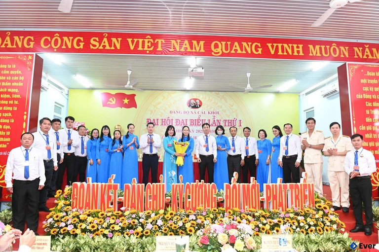 Xã Cầu Khởi tổ chức đại hội đại biểu lần thứ I, nhiệm kỳ 2025 - 2030